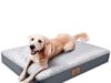 $19.99 – Sunheir Orthopedic Plush Large Dog Bed (Grey) – Amazon