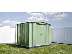 $99.99 – Sturdy Galvanized Steel Shed – 8ft. x 6ft.