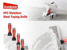 $23.03 – Goldblatt 5PC Stainless Steel Taping Knife Scraper Tool Set