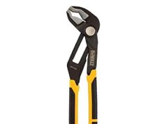 $11.00 – DEWALT 12 in. V-Groove Jaw Pushlock Plier – Comfortable, Durable Tool for Larger Bolts