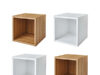 $28.00 – Better Homes & Gardens Wall Mounted Cube Shelves (3 Colors) – 4 Pack for $28