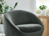 $166.50 – Better Homes & Gardens Mira Swivel Accent Chair (Gray Shearling)
