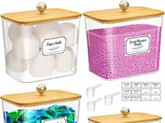 $10.79 – 4-Pack Lifewit Laundry Room Organization Containers with Lids
