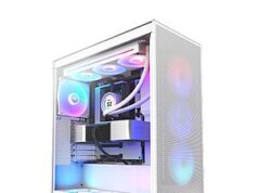$89.99 – NZXT H7 Flow RGB ATX Mid-Tower PC Gaming Case (White)