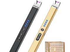 $6.99 – 2-Pack LcFun USB Rechargeable Plasma Arc Lighter (Various Colors)