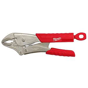Milwaukee Torque Lock Plier Key Feature Milwaukee 10 in Torque Lock Curved Jaw Locking Pliers for enhanced control