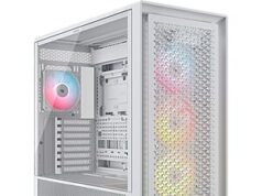 $101.00 – Corsair Frame 5000D RS ARGB Modular Mid-Tower PC Case (White): A Gaming Enthusiast’s Dream! Corsair Frame 5000D RS ARGB Modular Mid-Tower PC Case (White) with built-in ARGB lighting