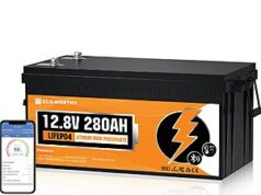 $236.00 – Eco-Worthy LiFePO4 RV Battery: 280Ah, Bluetooth, Low Temp Cutoff – Just $236.13 with Coupon Eco-Worthy 12V 280Ah LiFePO4 RV Battery with Bluetooth