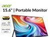 $34.40 – Refurbished Acer 15.6″ FHD Portable Monitor: Enjoy Clear and Smooth Visual Experience at an Affordable Price! Refurbished Acer 15.6 inch Full HD IPS Monitor with 60Hz refresh rate and fast response time