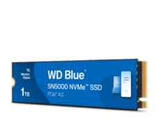 $66.00 – Western Digital WD Blue SN5000 1TB NVMe SSD, PCIe Gen 4.0, Up to 5150MB/s Read Speeds $66 WD Blue SN5000 NVMe SSD on Walmart