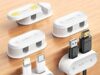 $4.00 – Amazing 5-Pack Desk Cord Organizer with 10 Holes – Only $4 5-Pack Desk Cord Organizer with 10 Holes