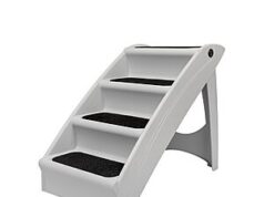 $29.96 – Save on PetSafe CozyUp Portable Folding Dog Stairs – Only ! Portable PetSafe CozyUp Dog Stairs for easy access to high surfaces