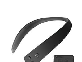Panasonic SC-WN10 Wireless Bluetooth Neck Speaker with Built-in Microphone