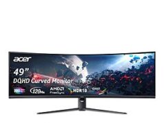 $499.99 – Acer Nitro UltraWide Gaming Monitor: 49″ DQHD, 1000R Curved, 120Hz – Only Acer Nitro UltraWide 49" DQHD Gaming Monitor