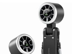 $9.11 – Diveblues iTurbo Foldable Rechargeable Mini Handheld Turbo Fan (2 colors) Diveblues iTurbo USB-C Rechargeable Foldable Handheld Turbo Fan in multiple colors