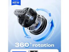 $6.29 – 6-Pack LISEN Rotatable Cord Holders (Black) + FS w/ Prime or orders $35+ 6-Pack LISEN Rotatable Cord Holders in black