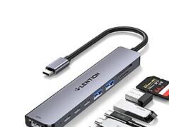 $10.99 – 8-in-1 LENTION USB C Hub Dock w/ 4K@60Hz HDMI Adapter, 2 USB-C & 2 USB 3.0 Port & 100W PD + Free Shipping w/ Prime or on $35+ 8-in-1 LENTION USB C Hub Dock w/ 4K@60Hz HDMI Adapter, 2 USB-C & 2 USB 3.0 Port & 100W PD + Free Sh