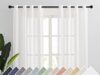 $13.33 – 2-Panel 52″ x 84″ NICETOWN Sheer Linen Curtains (White or Natural) + Free Shipping w/ Prime or on $35+ 2-Panel 52" x 84" NICETOWN Sheer Linen Curtains (White or Natural) + Free Shipping w/ Prime or on +