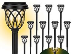 $25.99 – 12-pack ruhotili Waterproof Solar LED Pathway Lights Outdoor + Free Shipping w/ Prime or on $35+ 12-pack ruhotili Waterproof Solar LED Pathway Lights Outdoor + Free Shipping w/ Prime or on +
