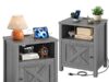 $98.97 – Marsail Farmhouse Nightstand Set of 2 with Charging Station, Wood Bedside Table with USB Port & AC Outlet, Brown and White @Amazon Marsail Farmhouse Nightstand Set of 2 with Charging Station, Wood Bedside Table with USB Port & AC O