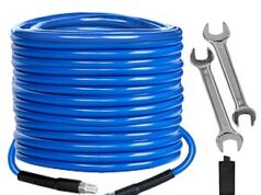 $26.00 – Sewer Jetter Kit for Pressure Washer 100FT 4000 PSI Drain Cleaner Hose 1/4 Inch NPT $26 50% off. Sewer Jetter Kit for Pressure Washer 100FT 4000 PSI Drain Cleaner Hose 1/4 Inch NPT 50% off.