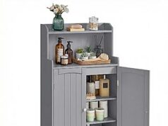 $69.99 – : VASAGLE Bathroom Storage Cabinet with 2 Doors, 2 Adjustable Shelves, 11.8 x 23.6 x 39.4 Inches, Freestanding Dove Gray at Amazon : VASAGLE Bathroom Storage Cabinet with 2 Doors, 2 Adjustable Shelves, 11.8 x 23.6 x 39.4 Inches, Fr