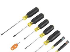 $32.98 – Klein Tools 85808 8-Piece Screwdriver Set, Made in USA Klein Tools 85808 8-Piece Screwdriver Set