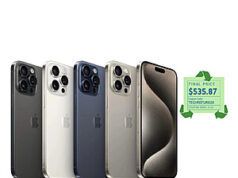 $536.00 – Refurb/Very Good: 256GB 6.7″ Apple iPhone 15 Pro Max Unlocked Smartphone Refurb/Very Good: Apple iPhone 15 Pro Max Unlocked Smartphone