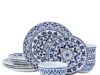 $48.00 – 12-Piece Pfaltzgraff Medallion Radiance Dinnerware Set (Service for 4, Blue) 12-Piece Pfaltzgraff Medallion Radiance Dinnerware Set in Blue