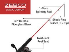 $18.61 – Zebco Dock Demon Spinning Fishing Reel/Rod Combo — Now zebco dock demon spinning product image