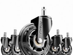 $13.00 – 5-Count of 3″ HOSALI Office Chair Wheels / Casters $13 @ Amazon Set of 5 HOSALI Office Chair Wheels / Casters on a desk