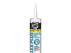 $2.97 – 10.1-Ounce DAP Alex Plus Acrylic Latex Caulk (White) + Free Shipping w/ Prime or on $35+ 10.1-Ounce DAP Alex Plus Acrylic Latex Caulk (White)