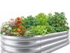 $17.98 – : Eclaron Galvanized 4′ x 2′ x 1′ Raised Garden Bed at Amazon Eclaron Galvanized Raised Garden Bed in oval shape