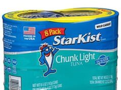 $5.60 – 8-Count 5-Ounce StarKist Chunk Light Tuna in Water + Free Shipping w/ Prime or on $35+ 8-Count 5-Ounce StarKist Chunk Light Tuna in Water