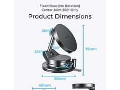 $15.00 – LISEN 15W MagSafe Car Mount Phone Charger w/ 3.3′ USB-C Cord $15 AC Prime FS AMZ via NexaLevel LISEN 15W MagSafe Car Mount Phone Charger with USB-C cord