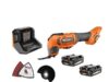 $87.63 – : RIDGID 18V Cordless Oscillating Multi-Tool Kit with (2) 2.0 Ah Batteries and Charger at HomeDepot RIDGID 18V Cordless Oscillating Multi-Tool Kit with batteries and charger