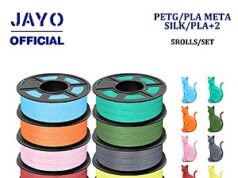 $37.00 – TITLE: 5-Pack (5.5kg) JAYO SilK PLA 1.75mm 3D Printer Filament (Various) $37 + Free Shipping title 5pack 55kg jayo product image