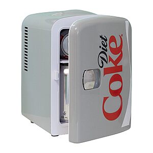 4L Coca-Cola Diet Coke Cooler Deal 4L Coca-Cola Diet Coke portable mini cooler/fridge