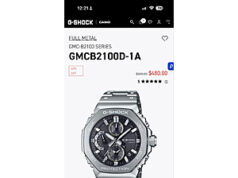 $480.00 – Casio G-SHOCK – GMCB2100D Full Metal Casio G-SHOCK GMCB2100D Full Metal watch