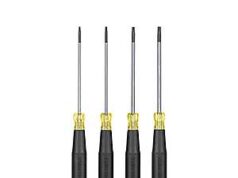 $10.00 – Klein Tools Precision Screwdriver Set, TORX 4-Piece – Lowest Price at Lowe’s klein tools precision screwdriver product image