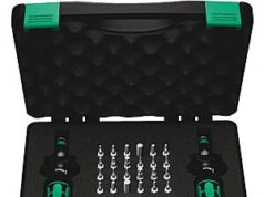 $189.80 – Wera 05074738001 7440/41 Kraftform torque screwdriver set 0.3-3.0 Nm, 26 pieces Wera Kraftform torque screwdriver set with 26 pieces