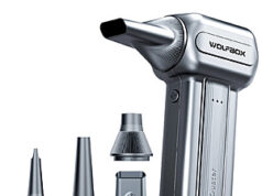 $27.99 – WOLFBOX DF60 110000RPM Cordless Air Duster 3-Speed with 5 Nozzles, Fast Charging – (20% off) on ebay WOLFBOX DF60 Cordless Air Duster with 5 nozzles