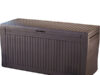 $40.49 – 71-Gallon Keter Comfy Durable Resin Outdoor Storage and Organization Deck Box (Brown) – + Free Shipping 71gallon keter comfy durable product image