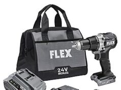 $99.00 – 24V 1/2″ FLEX Brushless Cordless 2-Speed Drill Driver Kit w/ (2) 2.5Ah Battery & 160W Fast Charger + Free Shipping 24V FLEX Brushless Cordless Drill Driver Kit with two 2.5Ah batteries