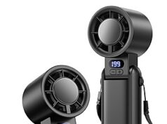 $6.00 – Deyhoc Portable Handheld Adjustable Speed Turbo Fan w/ LED Display $6 + Free Shipping w/ Prime or $35+ Orders Deyhoc Portable Handheld Adjustable Speed Turbo Fan with LED Display