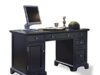 $116.88 – Homestyles Bedford Black Pedestal Desk (25″D x 54″W x 30.25″H) + Free Shipping Homestyles Bedford Black Pedestal Desk on Amazon
