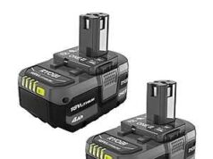 $79.00 – RYOBI ONE+ 18V Lithium-Ion 4.0 Ah Battery (2-Pack) $79 ryobi one 18v lithiumion product image