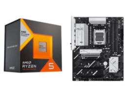 AMD Ryzen 5 7600X3D, ASUS B650E MAX Gaming WiFi AM5, and G.Skill Flare X5 Series RAM bundle