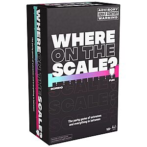 Where On The Scale Game on Amazon Spin Master Games Where On The Scale Game box