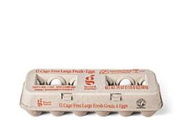 Target Circle Member Offer: Buy 1, Get 1 on Good & Gather Cage-Free Large White Eggs (Grade A)